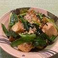 ビートルズ食堂's cooksnap of when they made 簡単☆厚揚げとニラの焼き肉のたれ炒め☆.