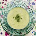 チェックのミニくま's cooksnap of when they made 　枝豆の冷製スープ♡簡単で美味しい.