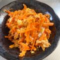 恵みde幸せ's cooksnap of when they made 【沖縄料理】超簡単！にんじんしりしり.