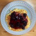 ひよこ3☆'s cooksnap of when they made HMとヨーグルトだけ！もっちりパンケーキ.