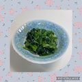 yukakobi☆'s cooksnap of when they made 簡単！かき菜のナムル。お弁当、おつまみに.