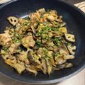 pyon's cooksnap of when they made 小松菜の和風パスタ.