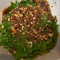 まきんぱ's cooksnap of when they made 本格！ケンニプ（エゴマの葉）のしょうゆ漬.