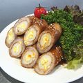 クックUR9L2V☆'s cooksnap of when they made ちくわのタルタル肉巻き.