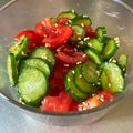 ☆はあ☆'s cooksnap of when they made トマトと胡瓜とツナのさっぱり中華サラダ.