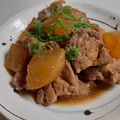 気まぐれ♡雨おんな's cooksnap of when they made お酢で柔らか時短☆豚肩ロース大根の甘辛煮.