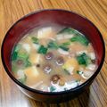 ☆魔矢☆'s cooksnap of when they made 簡単！ニラ豆腐のぽかぽか味噌汁.