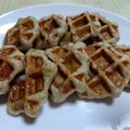 ゆりのもり's cooksnap of when they made レーズンも活用！レーズン酵母のワッフル♪.