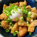 na_o♡'s cooksnap of when they made レンジで簡単☆ピリ辛唐揚げ丼♪.