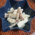 ふか谷's cooksnap of when they made 柚子胡椒香る　ちくきゅうマヨネーズ和え。.
