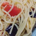 きゃろり's cooksnap of when they made 簡単☆トマトと茄子の冷たいパスタ.