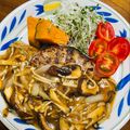 kinniko's cooksnap of when they made 和風きのこソースで♪ジューシーハンバーグ.
