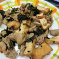 09mik's cooksnap of when they made 豚バラと生揚げと小松菜のオイスター炒め.