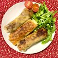 ふたごゆき's cooksnap of when they made ☆豚肉ときのこの春巻き♪.