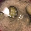 かずくん☆'s cooksnap of when they made なすと玉ねぎのお味噌汁✿.