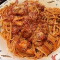 51エリア's cooksnap of when they made 濃厚〜☆シーフードトマトパスタ.