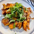 Ri→chan's cooksnap of when they made 驚くほど柔らかい鶏胸肉の秘密♡甘辛チキン.