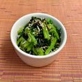島子☆'s cooksnap of when they made 小松菜とじゃこの塩昆布海苔和え、ヘルシー.