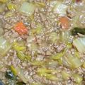 yunnyt's cooksnap of when they made 白菜と豚挽肉のとろとろあんかけご飯☆.