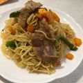 プリティきんちゃん's cooksnap of when they made 家にある食材で!ミーゴレン風焼きそば♪.