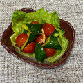 ★ころんたん★'s cooksnap of when they made トマトときゅうりの簡単サラダ.
