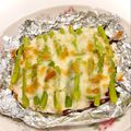 悠LOVE航's cooksnap of when they made お豆腐とスモークチキンとアスパラチーズ.