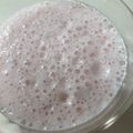 snow012's cooksnap of when they made ★びっくりのいちごミルク★.