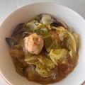 そらのぱぱ's cooksnap of when they made 王道の鶏団子白菜おかずスープ.