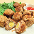 イエローバード's cooksnap of when they made 揚げずに簡単！うずら卵のスコッチエッグ.