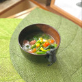 キンプリ's cooksnap of when they made 簡単♡ほうれん草とウインナーの味噌汁.