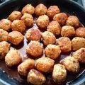 えりきゃんでぃ's cooksnap of when they made 豚ひき肉ポテトチーズボール.