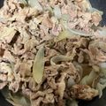 クック8SSYN0☆'s cooksnap of when they made 豚バラ肉とたまねぎのぽん炒め.