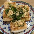 三つ葉つくし's cooksnap of when they made お餅のネギ焼き〜ごま油・生姜風味〜.