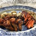 Ruriluru's cooksnap of when they made さつま芋★かぼちゃ★人参★オーブン焼き.