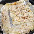 克らぶ's cooksnap of when they made 餃子の皮でブリトー風ハムチーズ.