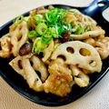 いなばっくす☆'s cooksnap of when they made 鶏胸肉とレンコンのオイ味噌炒め。.