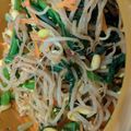 あゆたっくん's cooksnap of when they made ☆簡単☆小松菜と豆もやしの彩り3色ナムル.