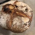 nuinote's cooksnap of when they made 【冷蔵庫発酵】カンパーニュ風ハードパン.