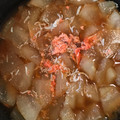 Ruriluru's cooksnap of when they made たらことシラスのスープでとろとろ冬瓜煮♡.