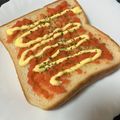 そらいろ猫's cooksnap of when they made 食パンアレンジ☆シンプル明太子トースト.