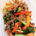 tyuya's cooksnap of when they made Ca＆鉄分がとれる！牛肉と小松菜の炒め物.