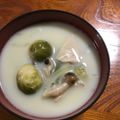 Ruriluru's cooksnap of when they made 芽キャベツの白味噌ミルクスープ.