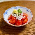 コムギ大好き's cooksnap of when they made トマトとシラスを生姜ポン酢で♪.
