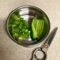 ビートルズ食堂's cooksnap of when they made 少量のピーマンはキッチンバサミで♪.