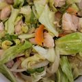 まおりお0810's cooksnap of when they made 鶏肉とキャベツのめんつゆ＆バター炒め.