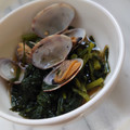 よるおそ's cooksnap of when they made 簡単☆春菊とアサリの煮浸し.
