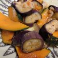 nanaきち's cooksnap of when they made かぼちゃとナスのデパ地下風サラダ★.