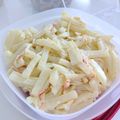 くっくペタ's cooksnap of when they made 大根とカニかまのからしマヨサラダ.