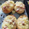 k914jp's cooksnap of when they made HBで簡単★ベーコンマヨチーズパン.