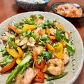 Superlittleboo's cooksnap of when they made ブラックタイガーのタイ風オイスター炒め.